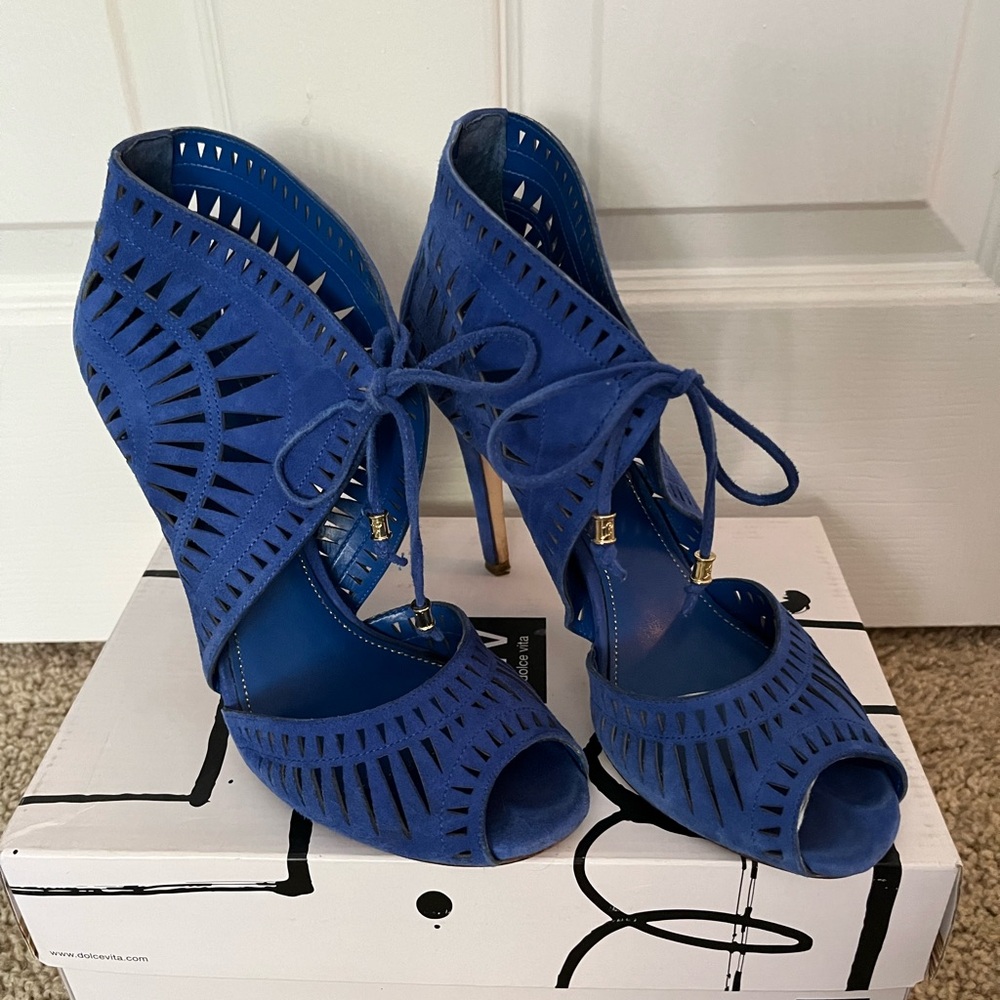 Ivanka Trump Suede Heels